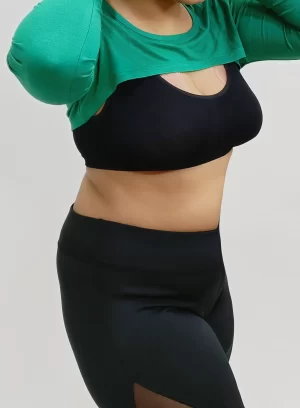 Lovable Fitted Thumb Cropped Shrug